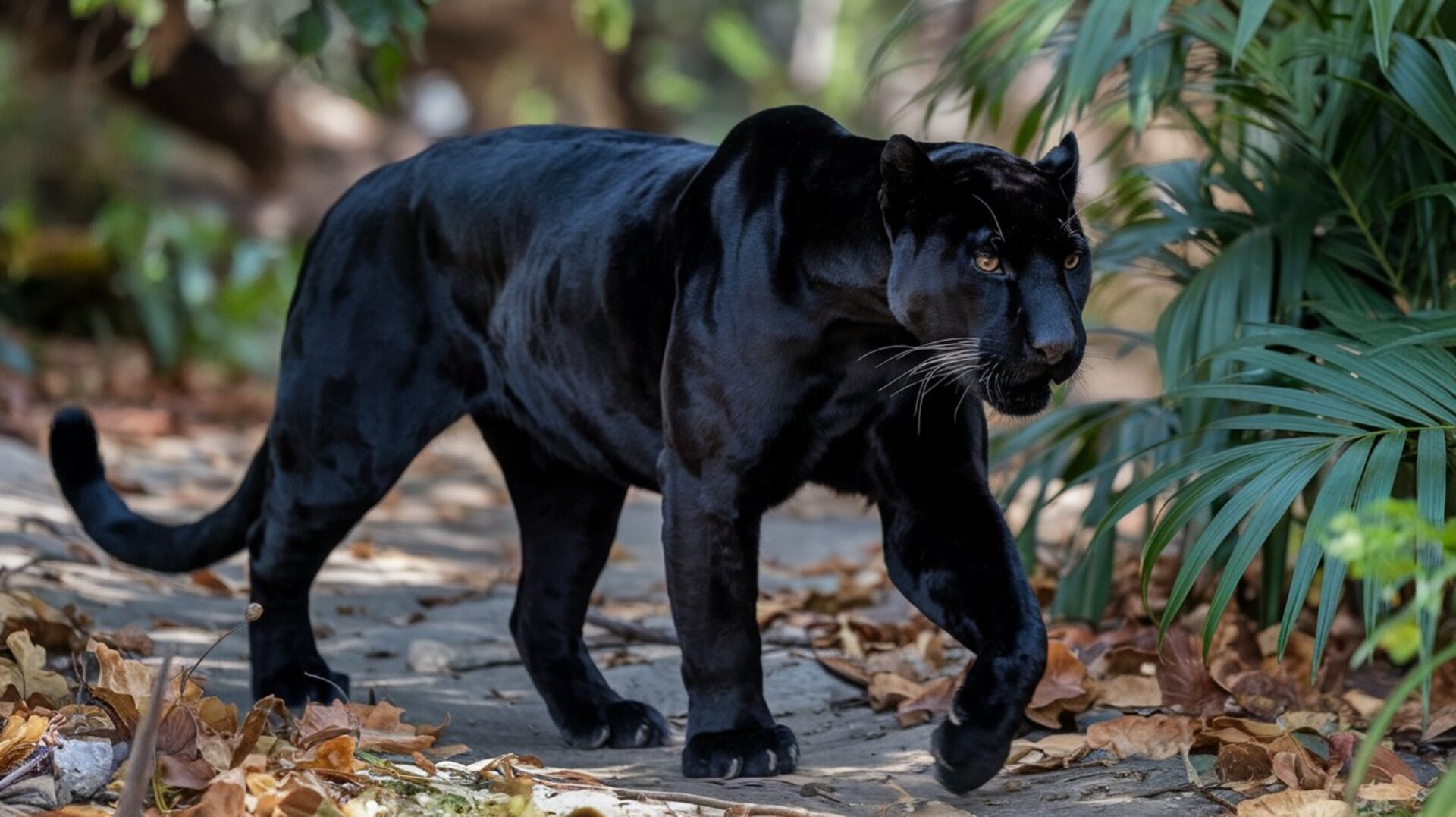 a-closeup-shot-of-a-beautiful-black-panther-in-a-forest-big-cat-wildlife-carnivore-animal-forest-black-jaguar-leopard-cheetah-predator-canine-copy