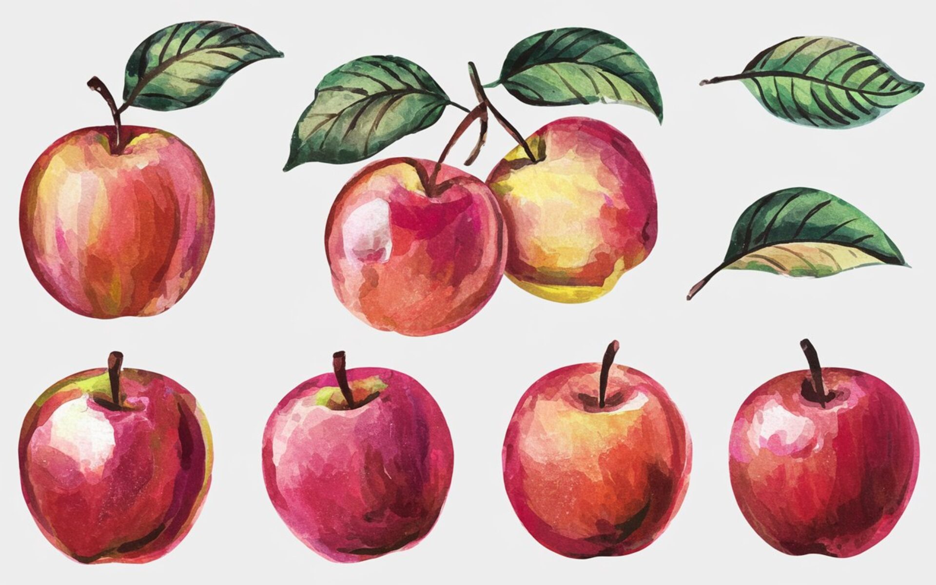 apple-watercolor-clipart-red-apple-apple-cut-apple-flower-apple-branch-watercolor-apple-illustration-botanical-fruit-illustration-apple-clipart-hand-drawn-apple-apples-diet-fruits-apple-wat